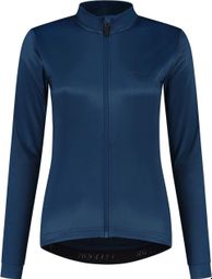 Maillot Manches Longues Velo Rogelli Core - Femme - Bleu foncé
