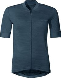 Vaude Kuro FZ Tricot Short Sleeve Jersey Blauw