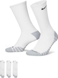 Chaussettes (x3) Unisexe Nike Everyday Max Cushion Crew (3 Paires) Blanc