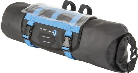 M Wave Rough Ride Front 10L Handlebar Bag Black / Blue