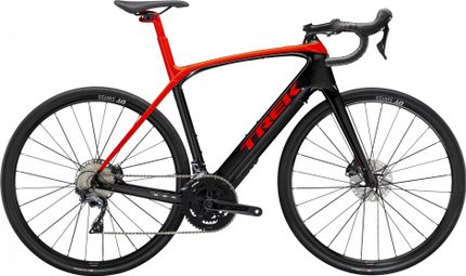 Refurbished Product - Trek Domane + LT Shimano Ultegra 11V 250W 2022 Black Red Electric Road Bike