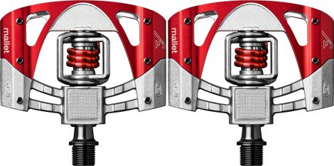 CRANKBROTHERS Paire de Pédales MALLET 3 Rouge