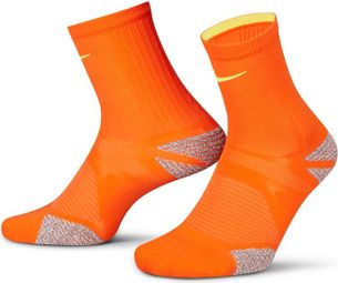 Calzini da corsa Nike arancione giallo Unisex