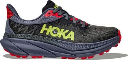 Hoka Challenger 7 Trail Shoes Black/Blue/Red Men's