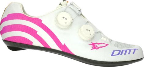 DMT KR0 Evo Superlight Ed Rockets Rennradschuhe, Weiß/Rosa