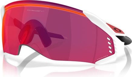 Lunettes Oakley Velo Kato - Matte White / Prizm Road / Ref : OO9501-0252