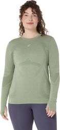 Women's Asics Road Seamless Long Sleeve Jersey Green