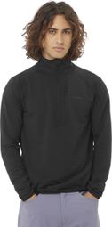 Salomon Essential Lightwarm Nero Uomo 1/2 Zip Top