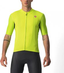 Maillot Manches Courtes Castelli Endurance Elite Jaune