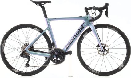 Produit reconditionné · Bianchi Aria e-Road Di2 12V · Violet / Vélo de route | Très bon état