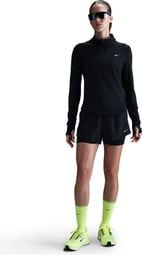 Camiseta de <strong>running</strong> Nike Dri-Fit Swift UV Negra 1/2 Cremallera, Mujer