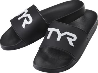 Tyr Podium Alpha Deck Sandalias de natación para mujer Negro