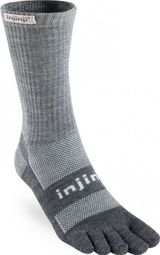 Chaussettes à orteils polyvalente Outdoor Midweight Crew Wool unisexe