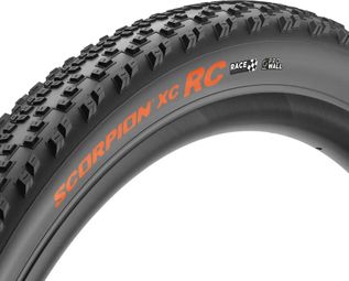 Pirelli Scorpion XC RC 29'' Tubeless-Ready Soft ProWall Race Mountain Bike Tire, Black/Orange