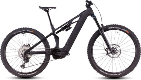 Cube Stereo Hybrid One77 HPC SLX 800 Electric Volledig geveerde MTB Shimano Deore XT 12S 800 Wh 29''/27.5'' Blackline Black 2025