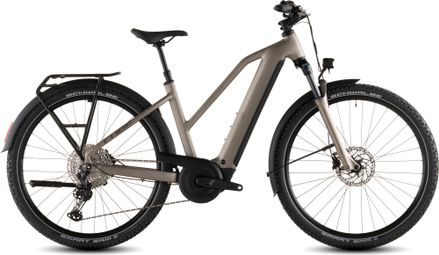 Cube Nuride Hybrid Pro 600 Trapeze Electric Trekking Bike Shimano Deore/Deore XT 12S 600 Wh 29'' Flash Stone Beige 2026