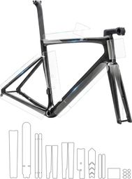 Pack protection cadre Route  gravel  vélo urbain complet - 22 Films TPU transparent anti-rayures