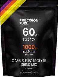 Boisson énergétique Precision Fuel & Hydratation 60g Carb & Electrolyte - 510g