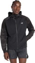 Wasserdichte Jacke New Balance Seasonal Premium Print Schwarz Herren