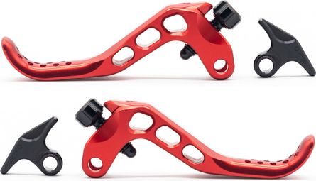 Leviers de Frein OAK Blade pour Shimano Rouge