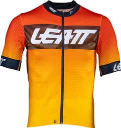 Leatt Endurance 6.0 Kurzarmtrikot Rot/Gelb