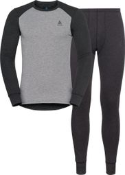 Odlo Active Warm Eco Pullover / Strumpf Set Grau