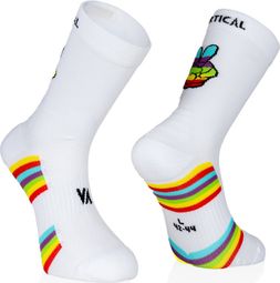 Chaussettes Vertical Mountain Peace Blanc