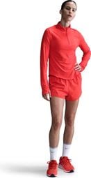 Camiseta de <strong>running</strong> Nike Dri-Fit Swift UV Roja 1/2 Cremallera, Mujer