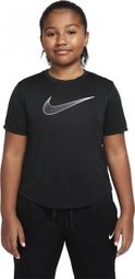 Nike Dri-Fit One Short Sleeve Jersey Zwart Meisje S