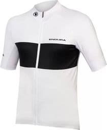 Maillot vélo manches courtes Endura FS260-Pro II Coupe Ajustée Blanc