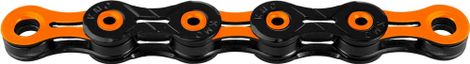 Chaîne KMC X11 SL DLC 11V 118 maillons Noir/Orange