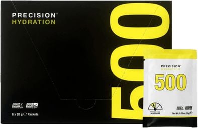 Boisson électrolytes Precision Fuel & Hydratation 500 - 8 Sachets 20g