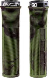 Paire de Grips Race En Vert Camo