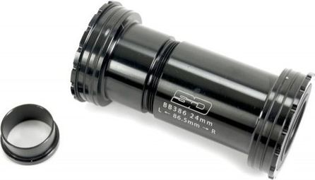 Boitier de Pédalier SD BB386 Threaded Lock 24mm Noir