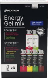 Decathlon Nutrition Energy Gel & Energy Gel+ Mix - 6 x 35ml