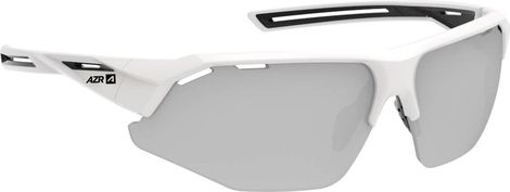 Lunettes AZR GALIBIER Blanc / Noir Ecran Gris Miroir