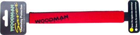 WOODMAN Chainstay Protector SAVER Red