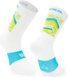 Chaussettes Vertical Mountain Animal Skin Bleu/Blanc