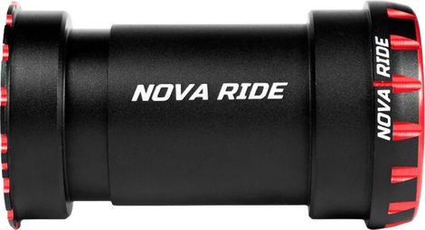 Boitier de pédalier Nova Ride BBright Shimano Rouge