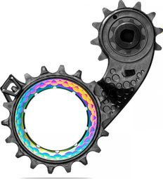 Chape de Dérailleur Hollowcage AbsoluteBlack pour Sram AXS eTap 12 V Rainbow