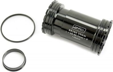 Boitier de Pédalier SD BB386 Threaded Lock 30mm Noir