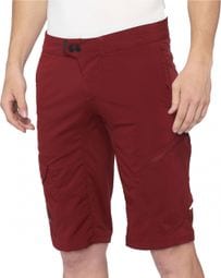 100% Ridecamp Red Shorts