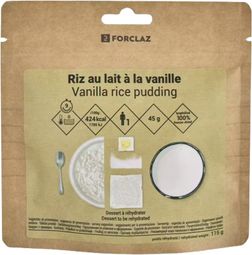 Dessert Lyophilisé Decathlon Nutrition Riz au lait à la Vanille 115g