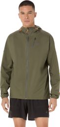 Asics Fujitrail Elite Waterdichte Jas Khaki Heren