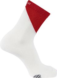 Salomon S/LAB Phantasm Crew Unisex Socks White Red