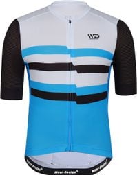 Maillot de cyclisme homme CHALLENGER blanc/bleu/noir