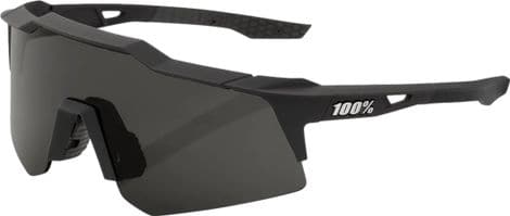 Lunettes 100% Speedcraft XS - Soft Tact Noir- Verres Fumés