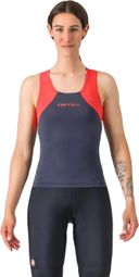 Camiseta para mujer Castelli Sole Top Azul Roja