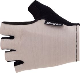 Gants Courts Unisexe Santini Tact Beige