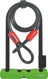 Candado en U Abus Ultra Mini 410/170HB230 + cable Cobra 10/120